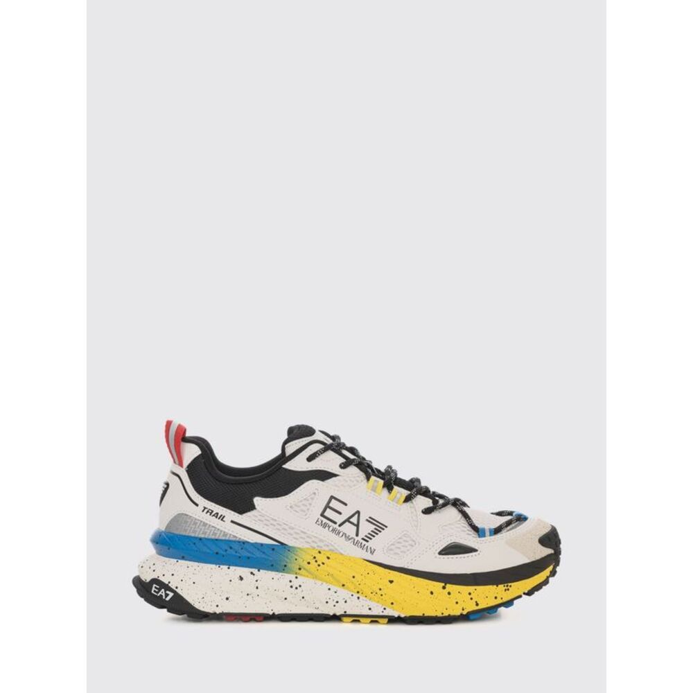 Ea7 Men Ea7 Mesh And Rubber Sneakers